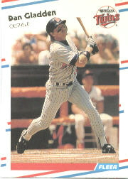 1988 Fleer Baseball Cards      012      Dan Gladden